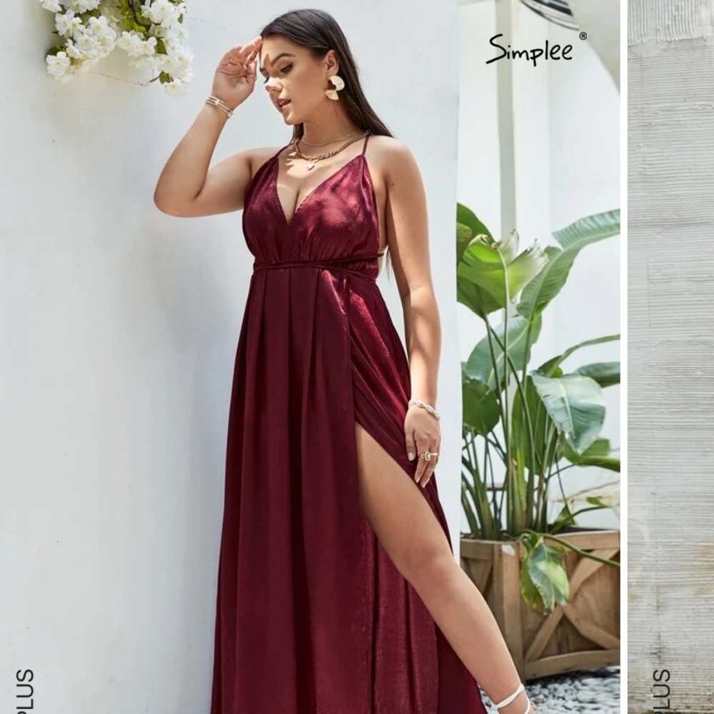 SIMPLEE | maxi dress